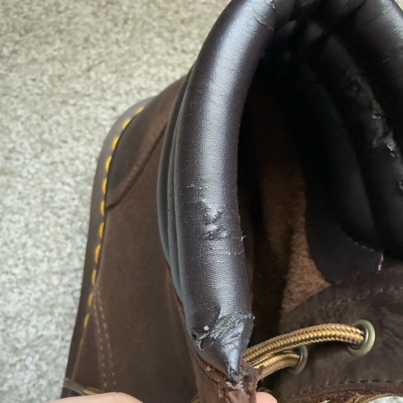 Dr. Martens Alexandra Brown Heeled Ankle Boots Women’s Size 10 US - Picture 5 of 8